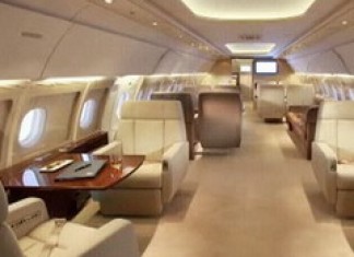 Flying in style in Airbus private jet 